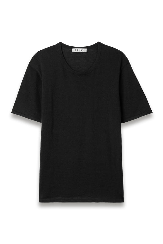 Boyfriend cashmere-jersey T-shirt