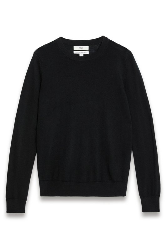 Pure Merino Wool Crew Neck Jumper