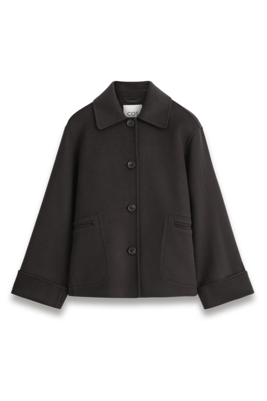 Double-Faced Wool Short Jacket