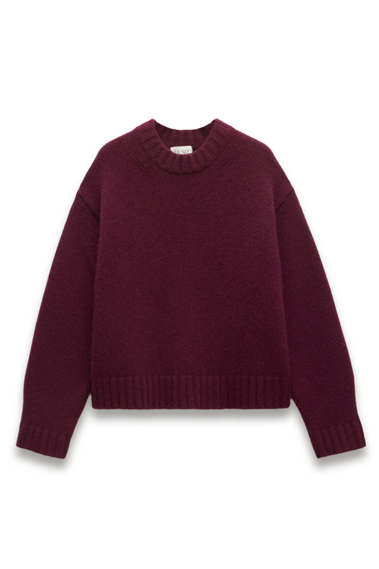 Cora Relaxed Chunky Cashmere Crew Jumper