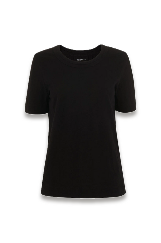 Black Rosa Double Trim T-Shirt