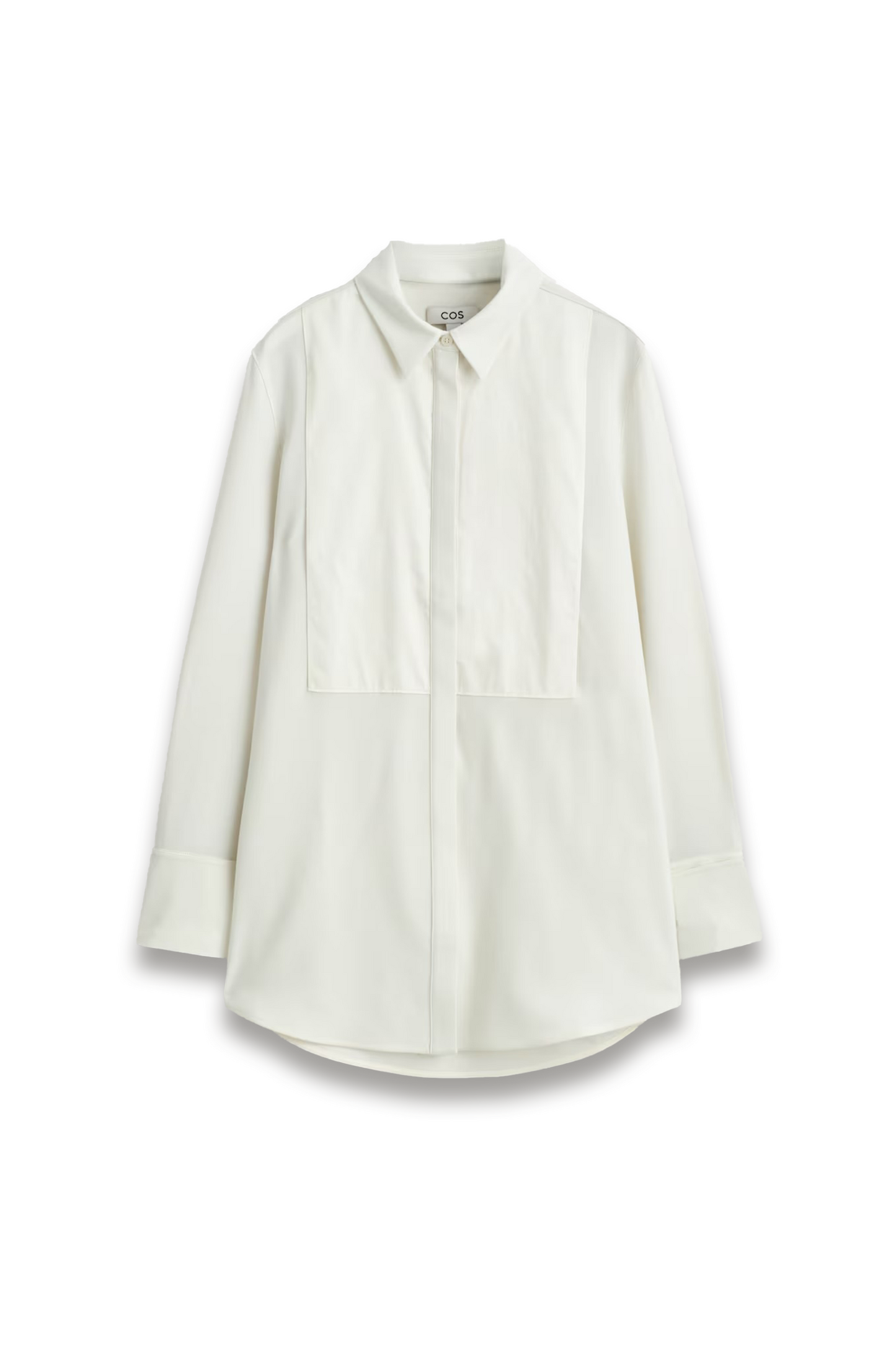 Wool-blend Tuxedo Shirt