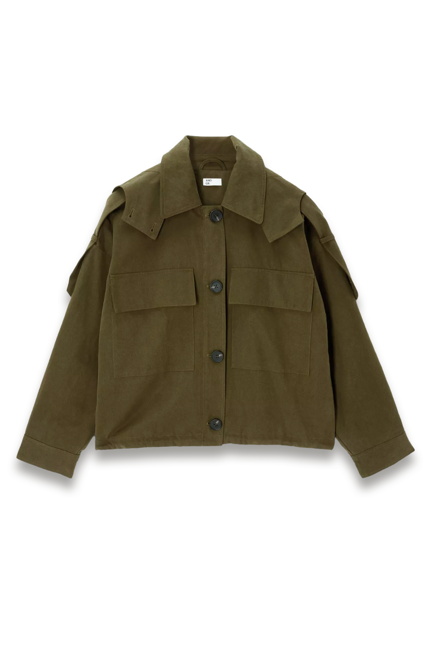 Boxy Jacket, Khaki