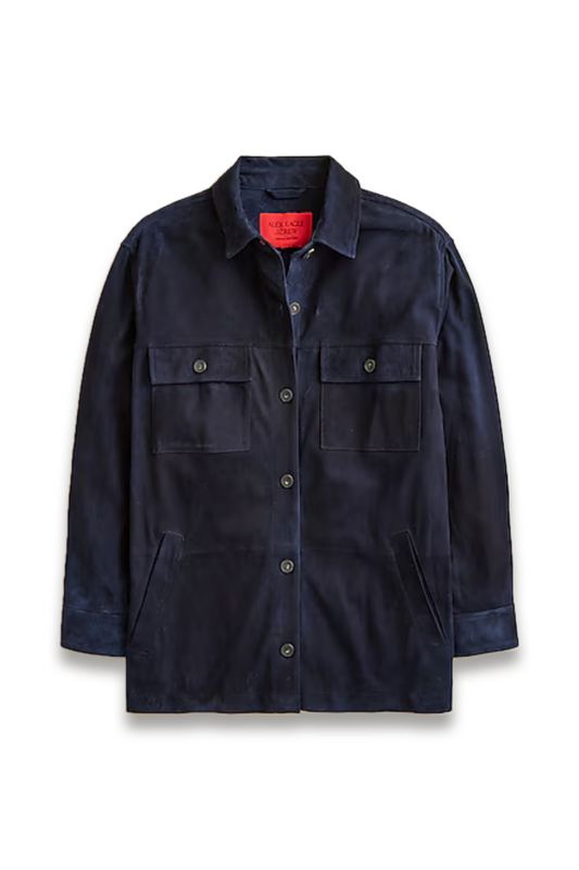 Alex Eagle X J.Crew Oversized Suede Shirt