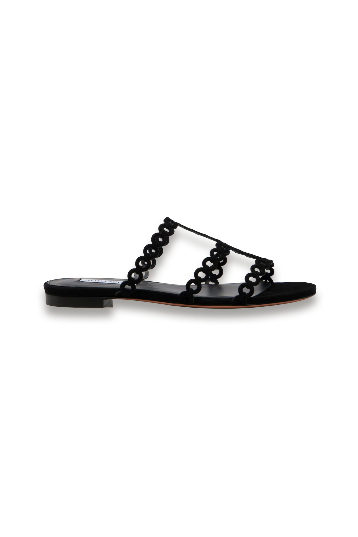 Infinity Chain Suede Sandals