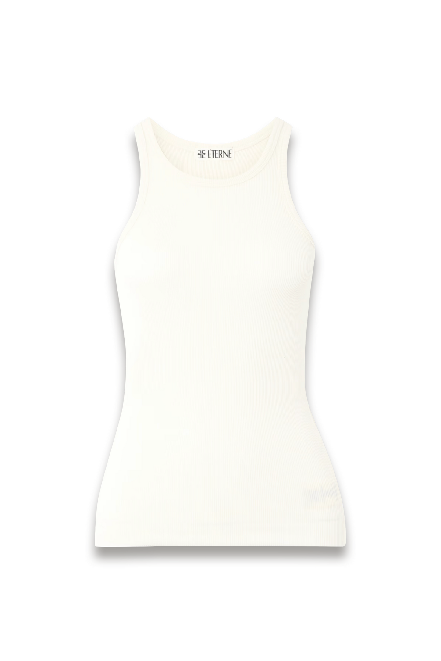 Ribbed Stretch-jersey Tank