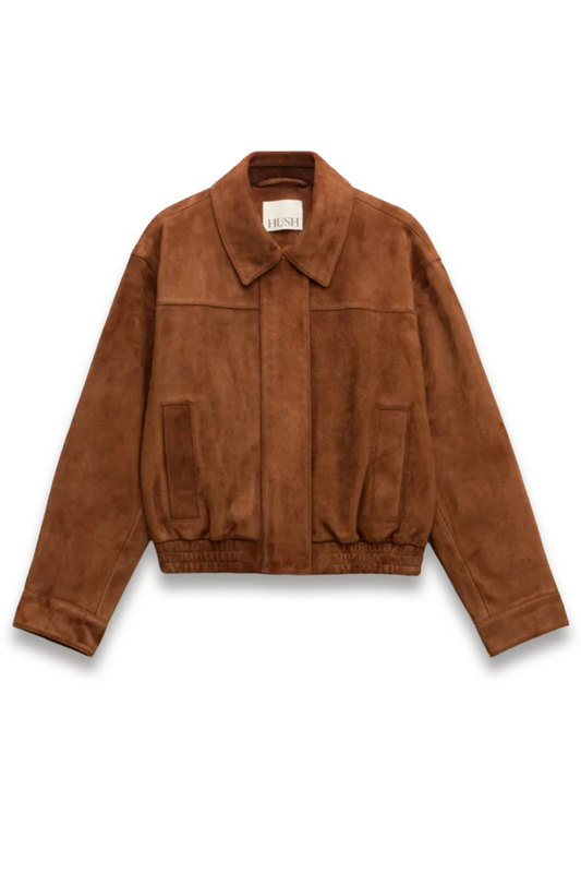 Suede Bomber Jacket