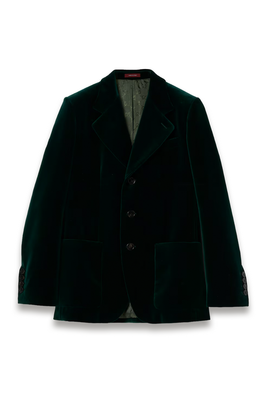 Stretch Cotton Velvet Jacket