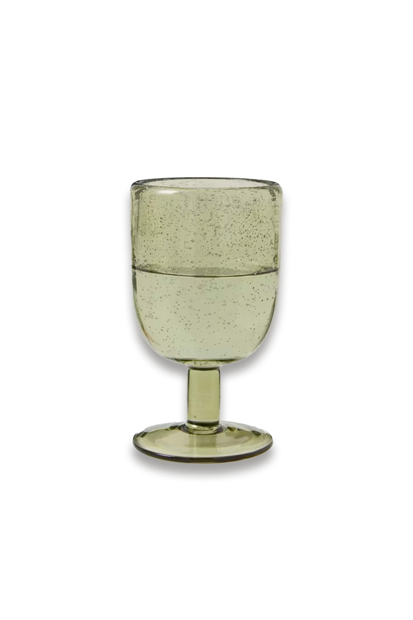 Bubble Wine Glass, 330ml, Pistachio