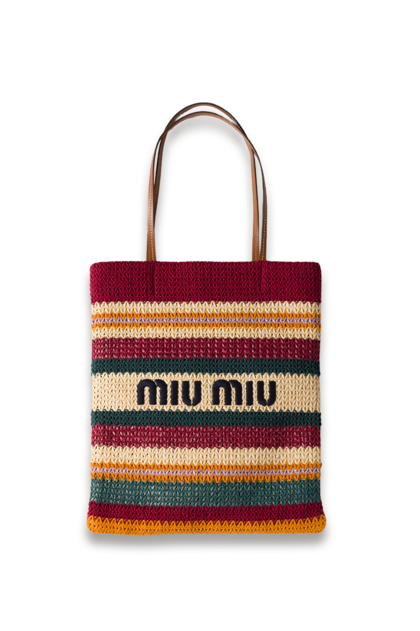 Raffia-effect Woven Tote Bag