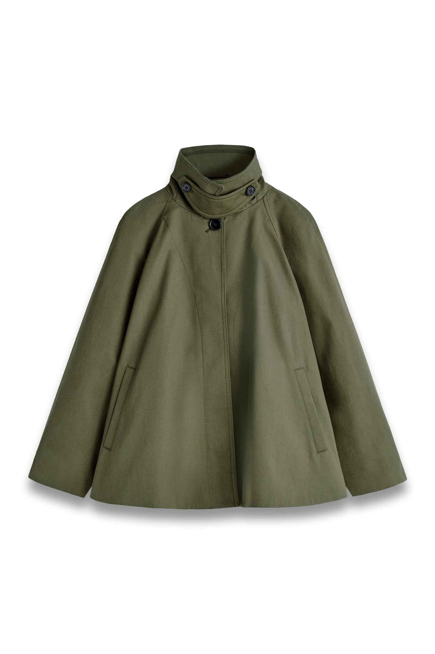 A-line Cotton-twill Jacket