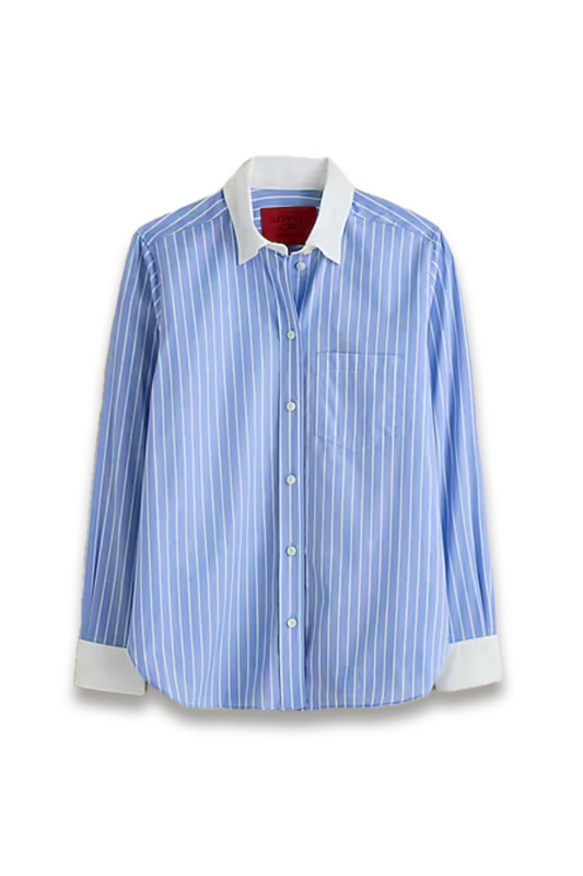 Alex Eagle X J.Crew Button-up Shirt in Pinstripe