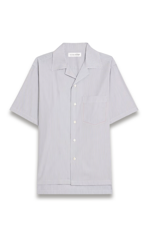 Striped Cotton-poplin Shirt