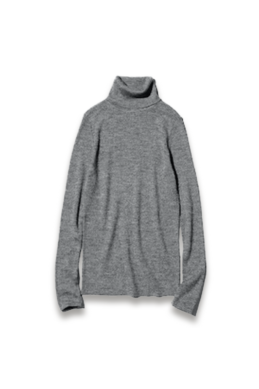 Extra Fine Merino Ribbed Turtleneck Sweater