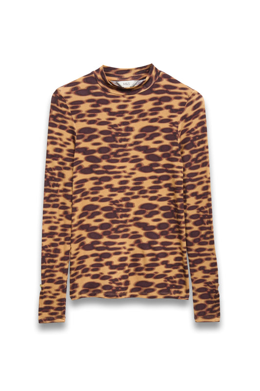 Animal Print Second Skin Top