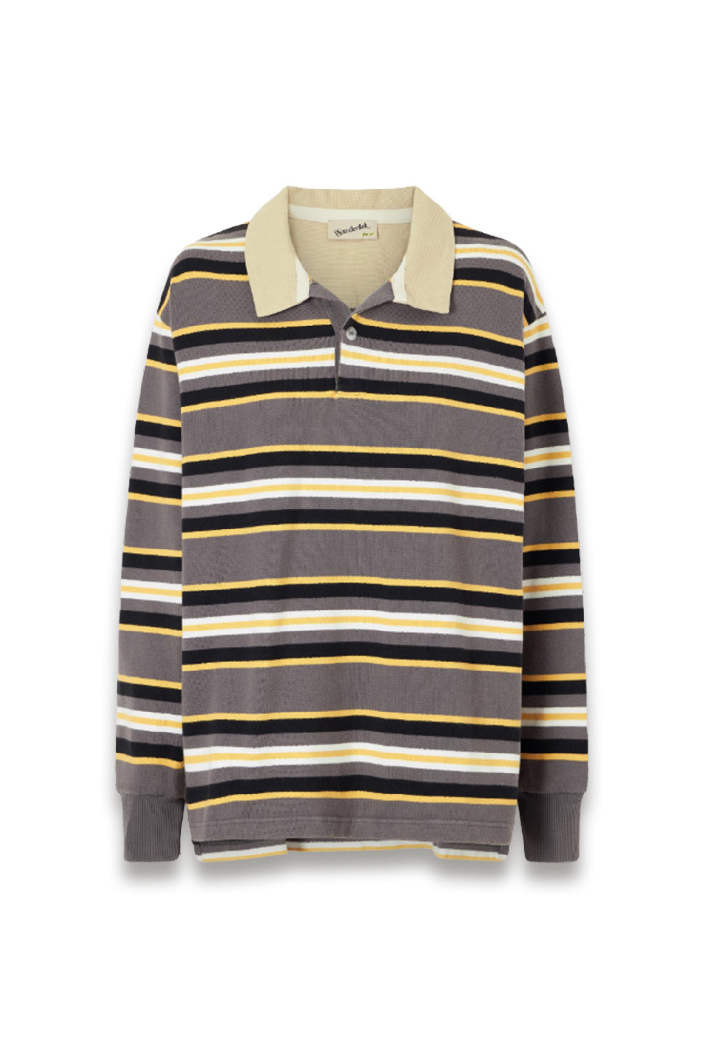 Striped Cotton-jersey Polo Shirt