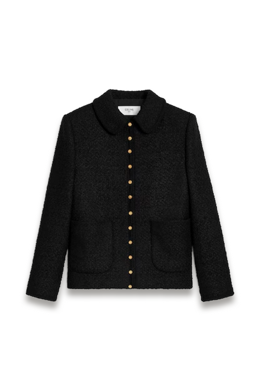 Chasseur Jacket in Cashmere Bouclette Natte
