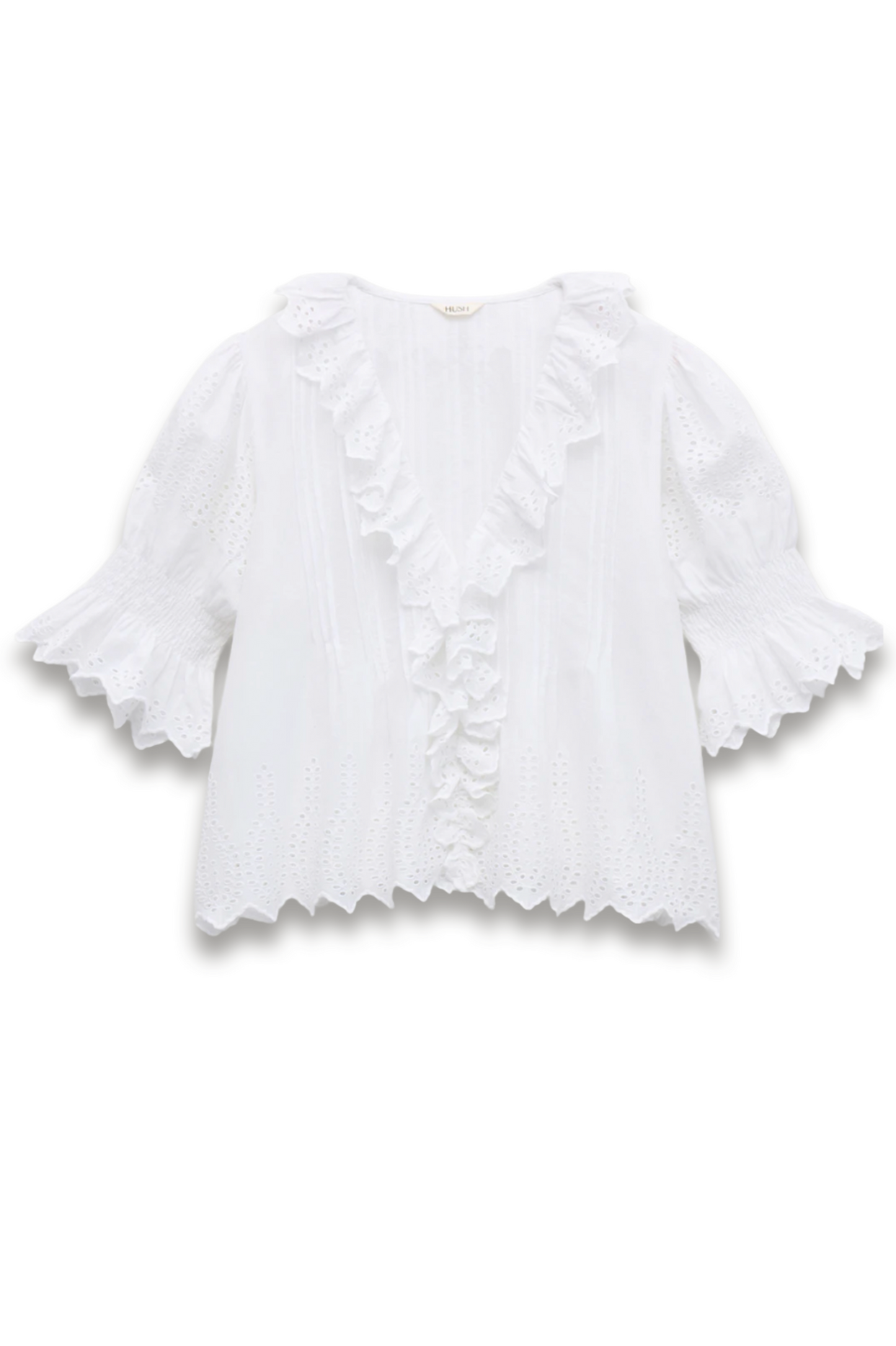 Koa Cotton Broderie Blouse