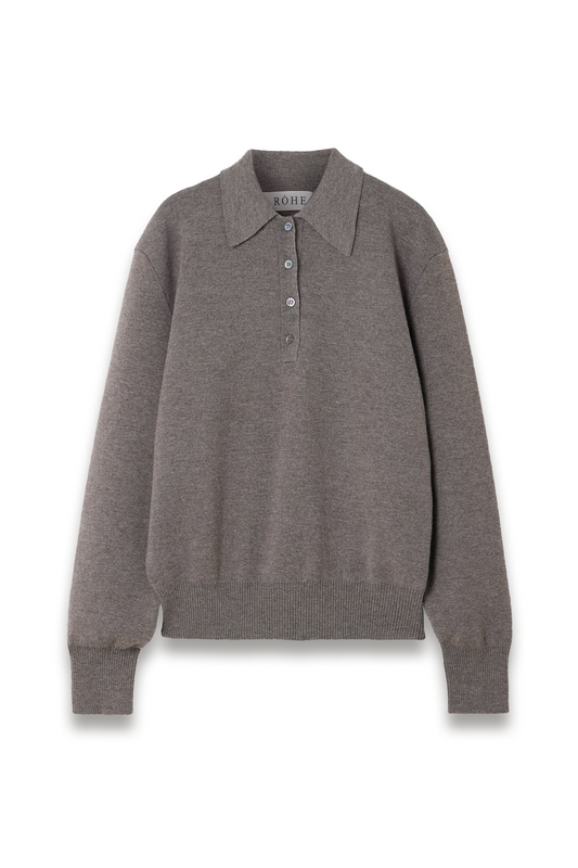 Wool and Cashmere-blend Polo Shirt