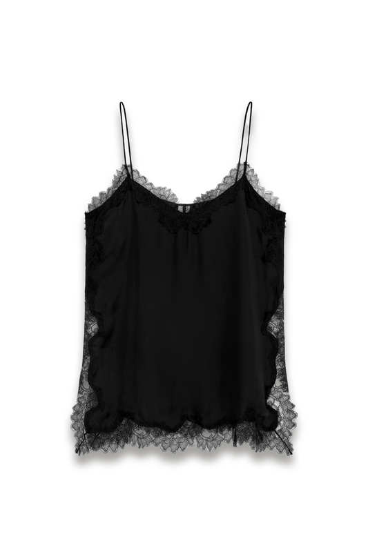 Lace-detail Strap Top