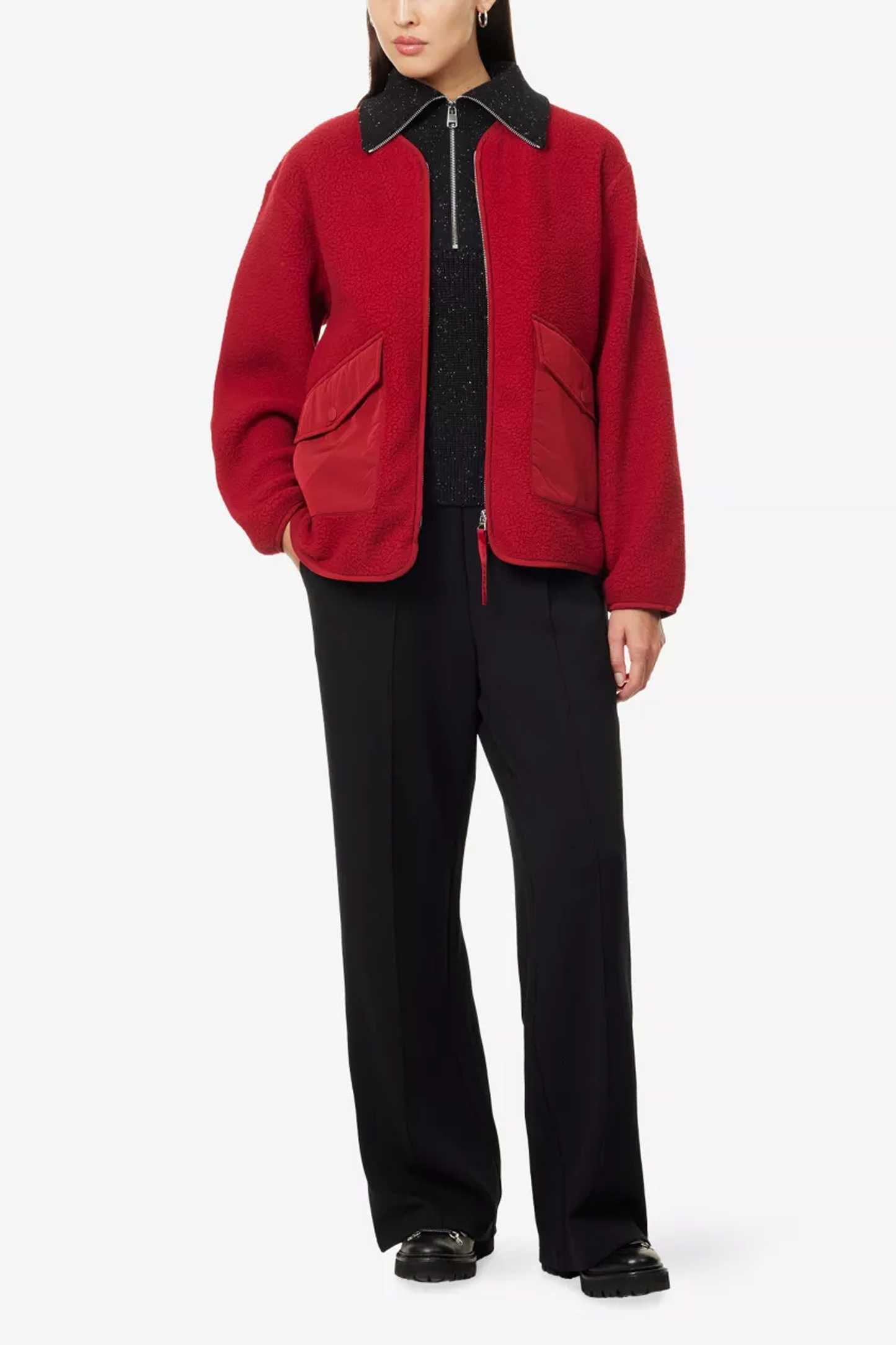 Marina Collarless Fleece
