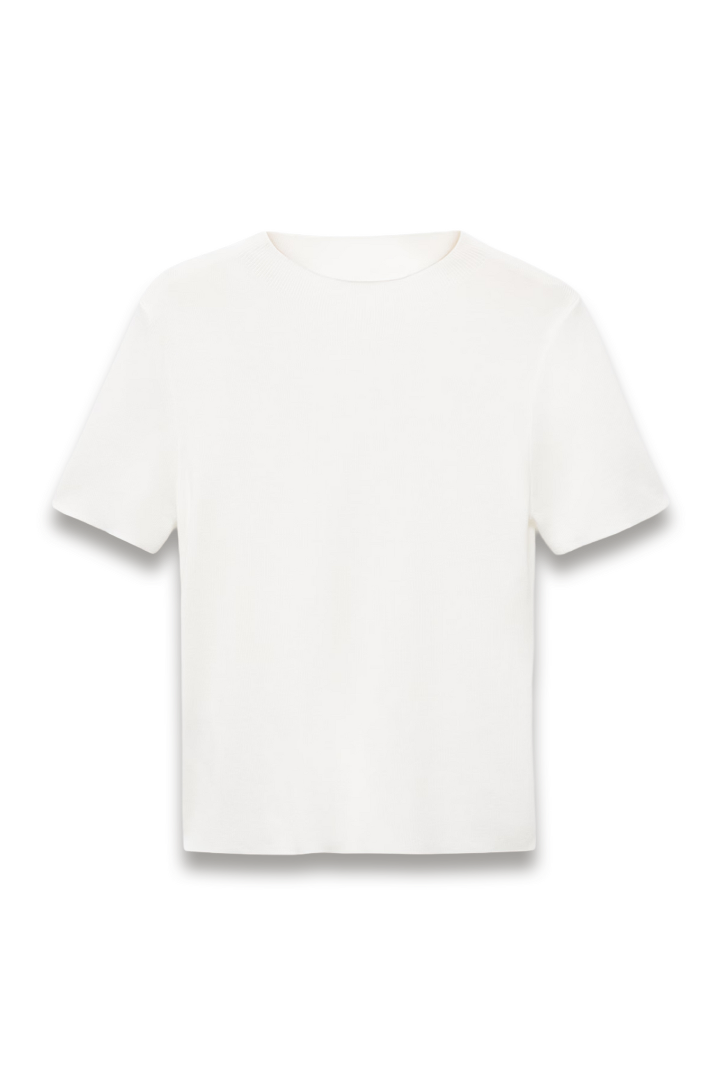 Short-sleeved Fine-knit Sweater