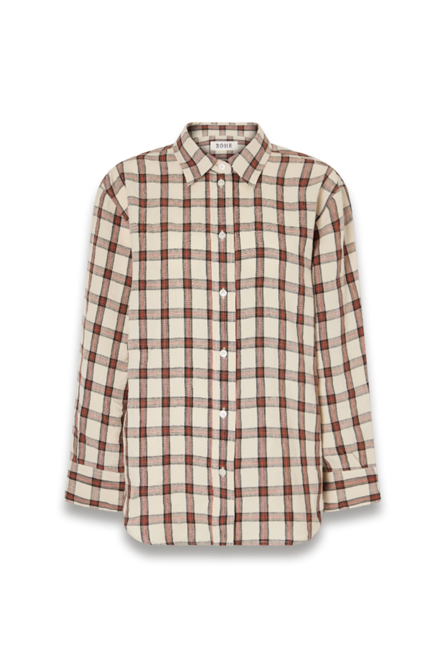 Oversized Checked Linen shirt