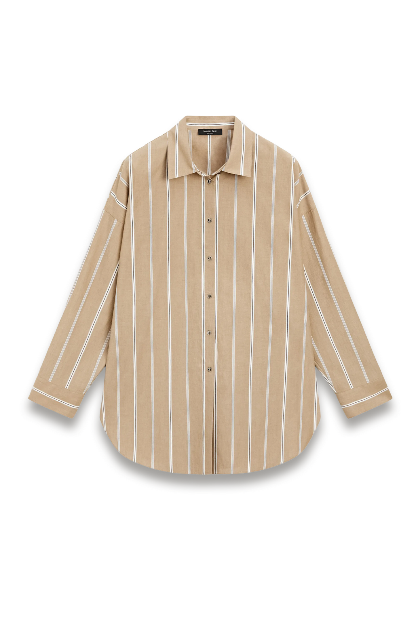 Striped Shirt with Button Detail