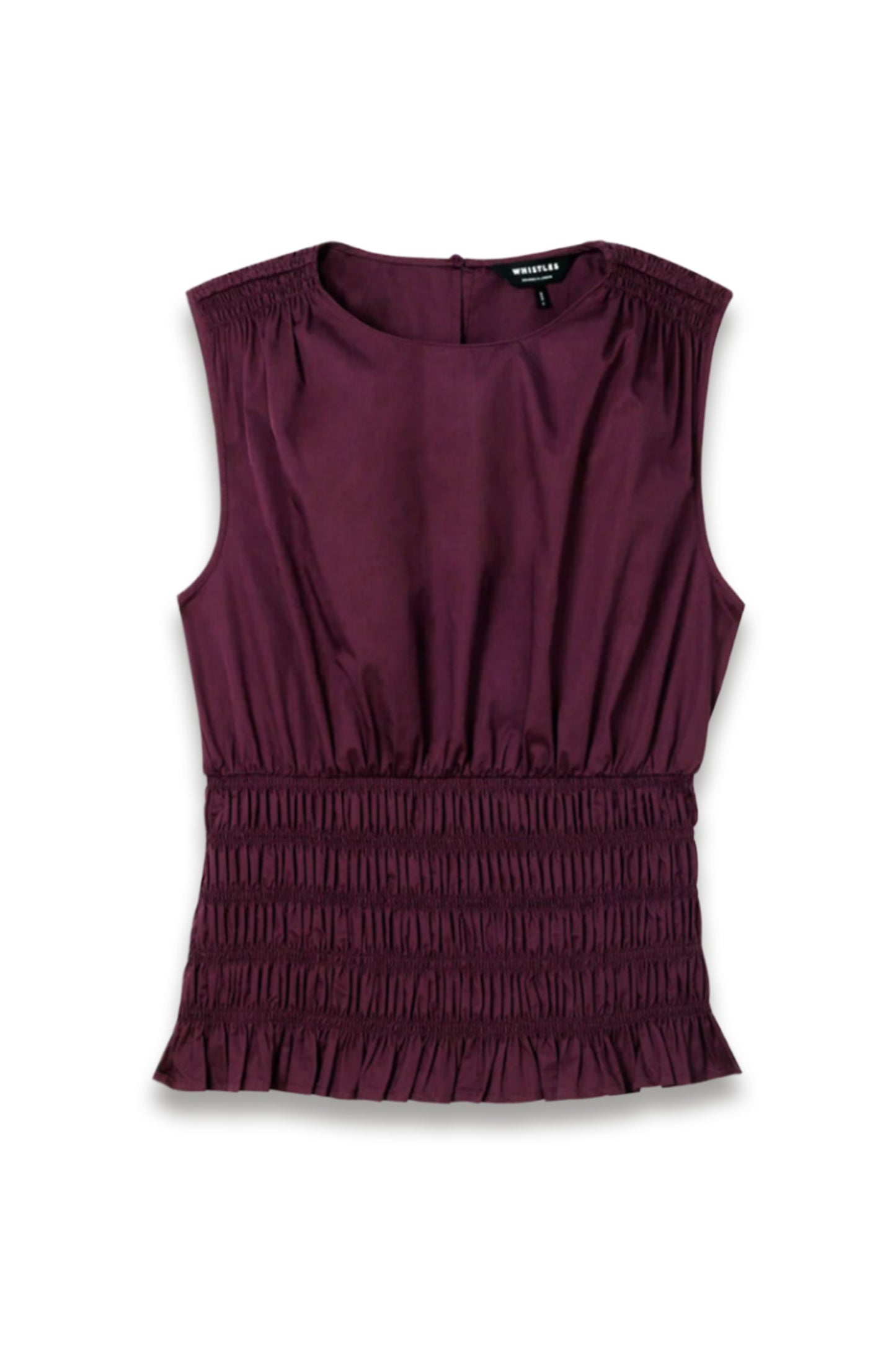 Cotton Shirred Tank