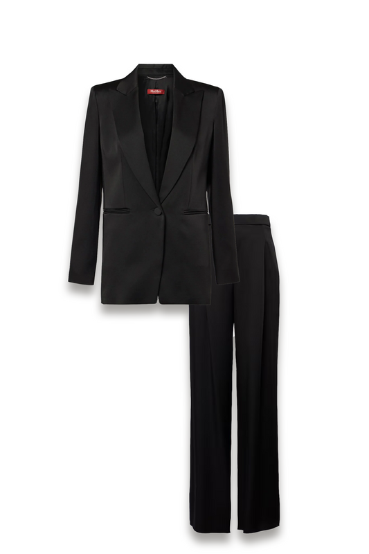 Galazia Satin Blazer and Trousers