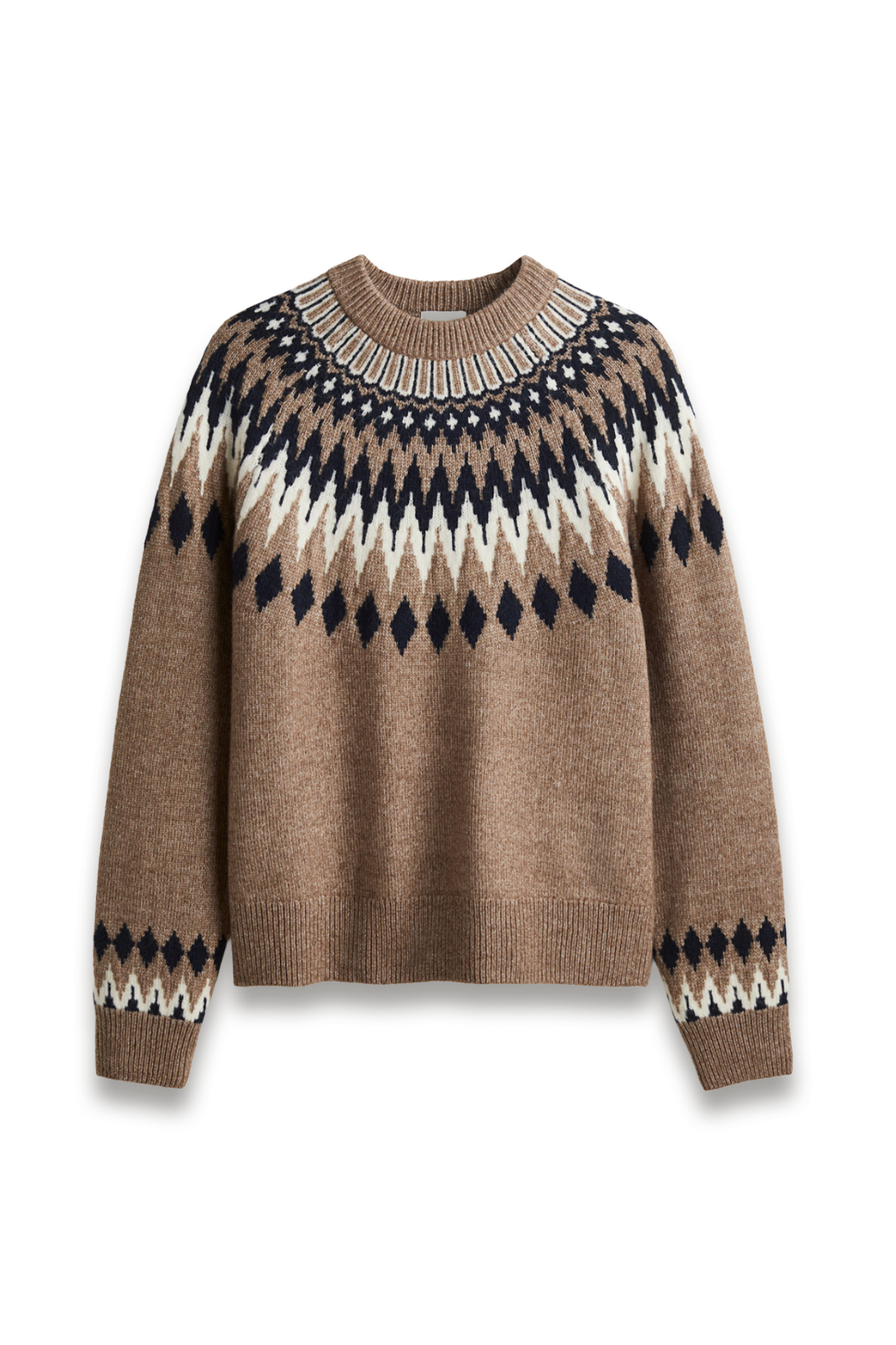 Jacquard-Knit Jumper