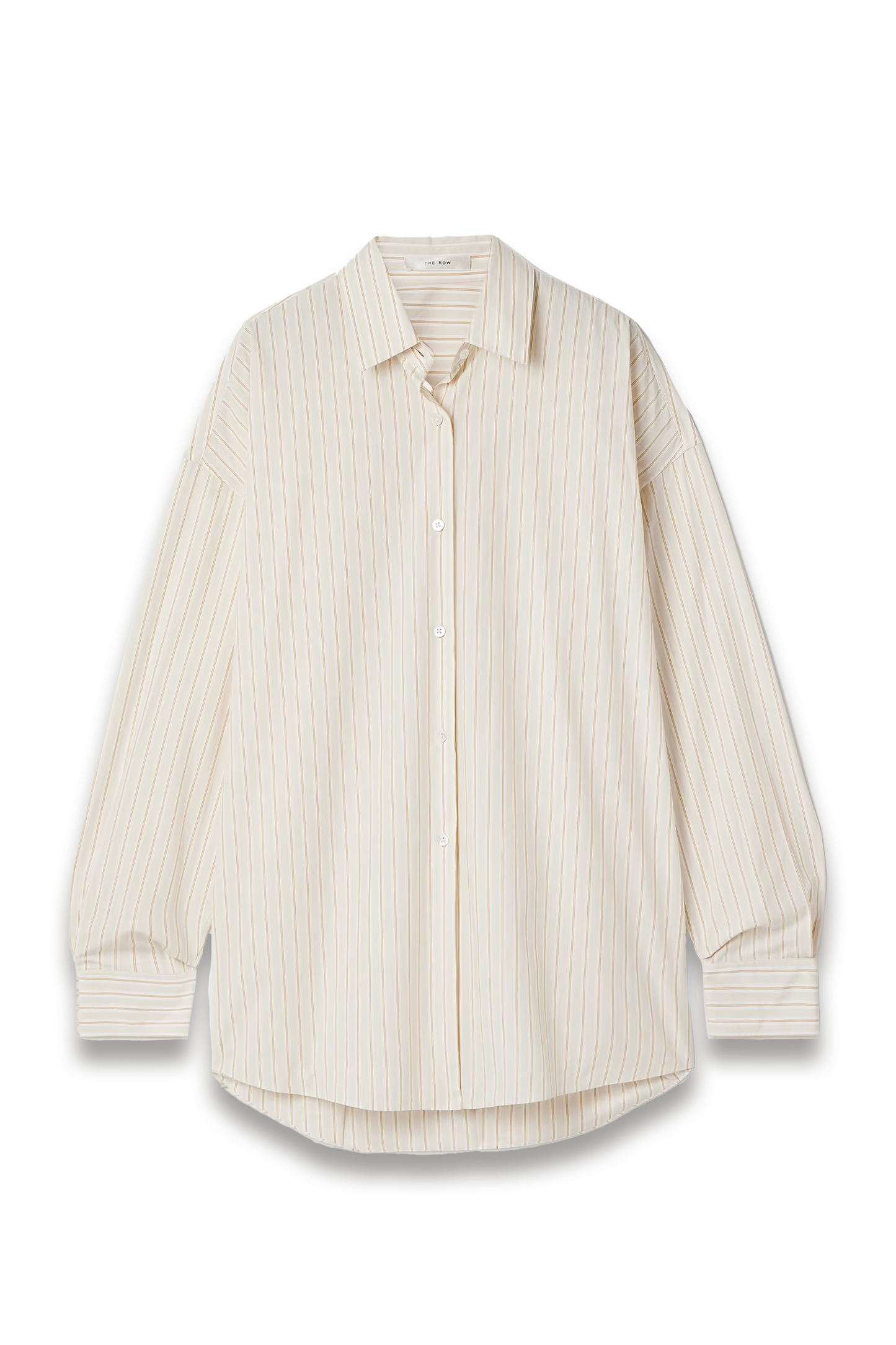 Caster Oversized Striped Cotton-poplin Shirt