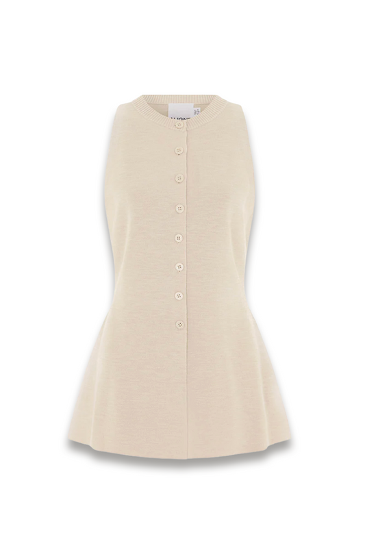 Daphne Sleeveless Waisted Knit