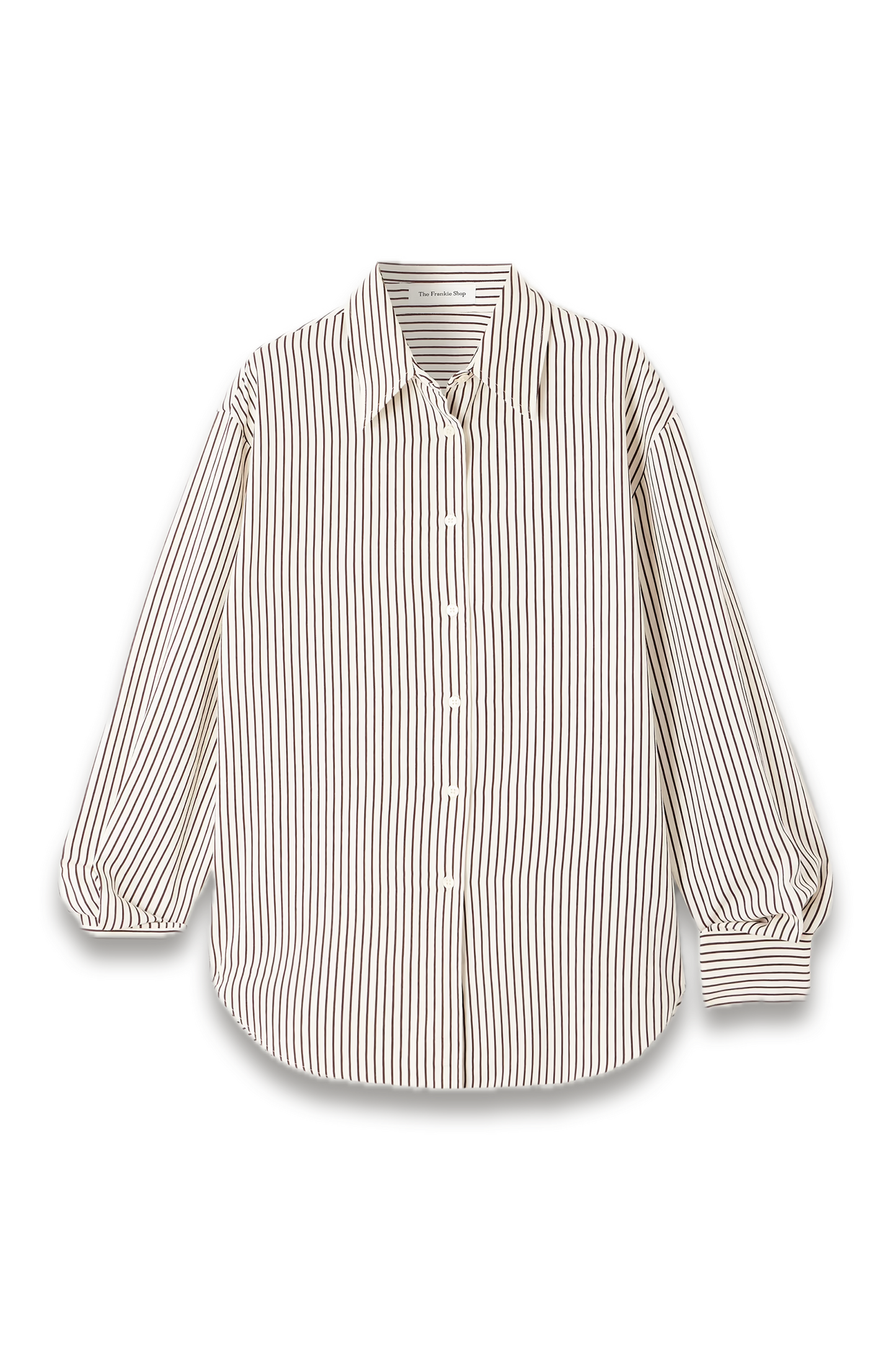 Peri Striped Lyocell-blend Twill Shirt