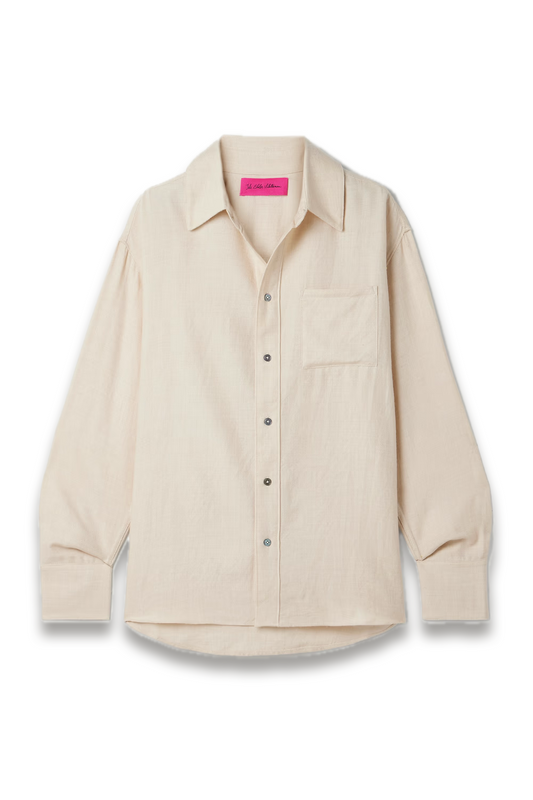 Wool and Cashmere-blend Twill Shirt