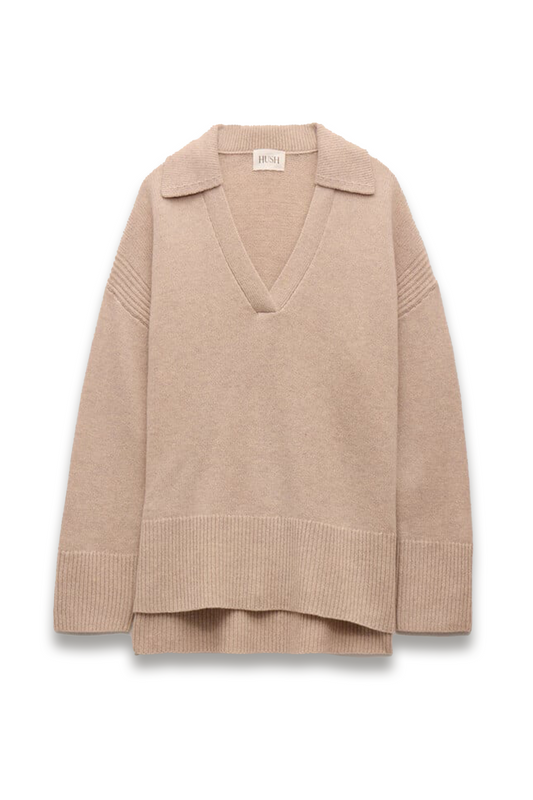 Carys Merino-collared Relaxed Jumper