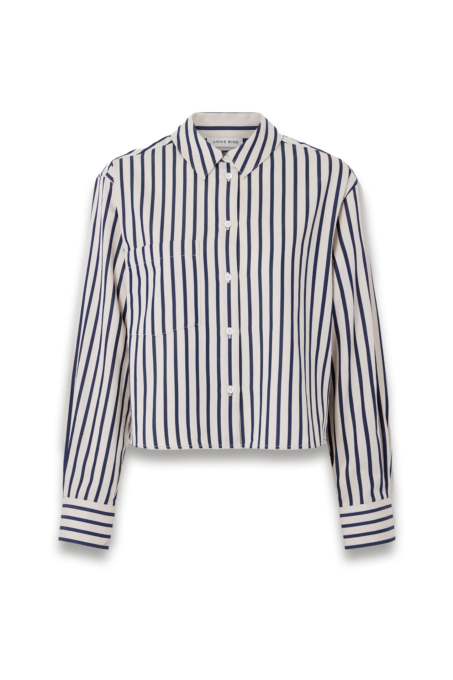 Essie Striped Cotton-poplin Shirt