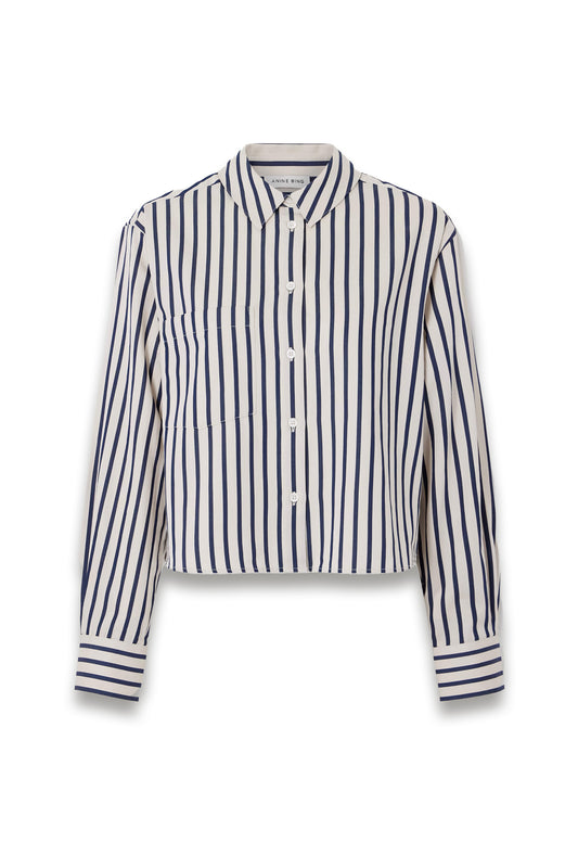 Essie Striped Cotton-poplin Shirt