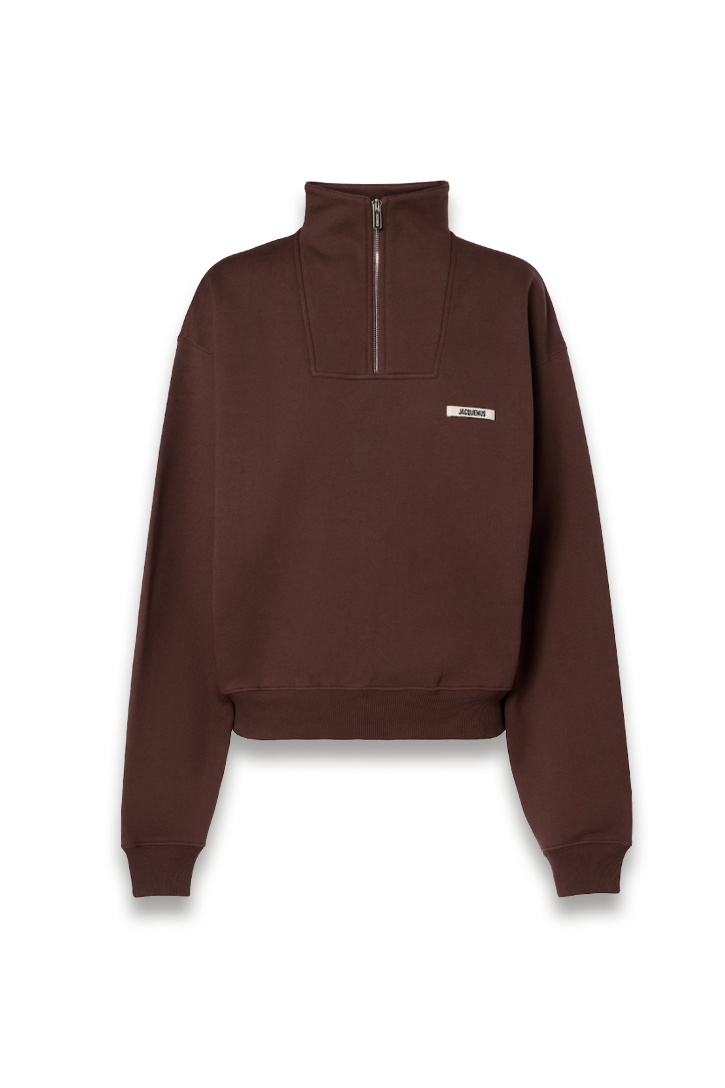 Cotton Fleece Half-zip Sweater
