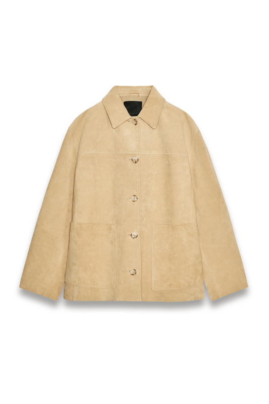 Suede Leather Jacket ZW Collection Limited Edition