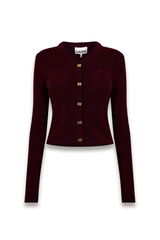 Rib Cardigan