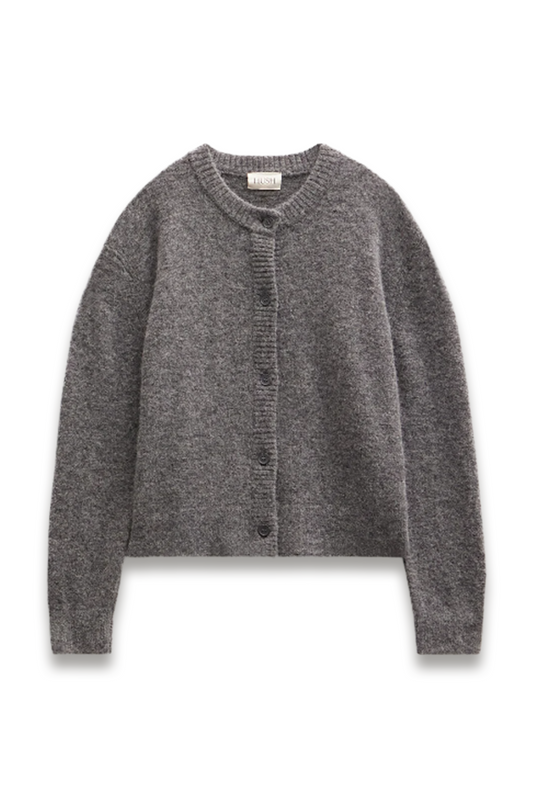 Juni Crew Neck Wool Blend Cardigan