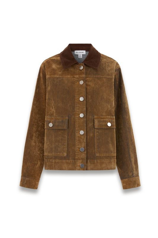 Bark Denim Flock Jacket