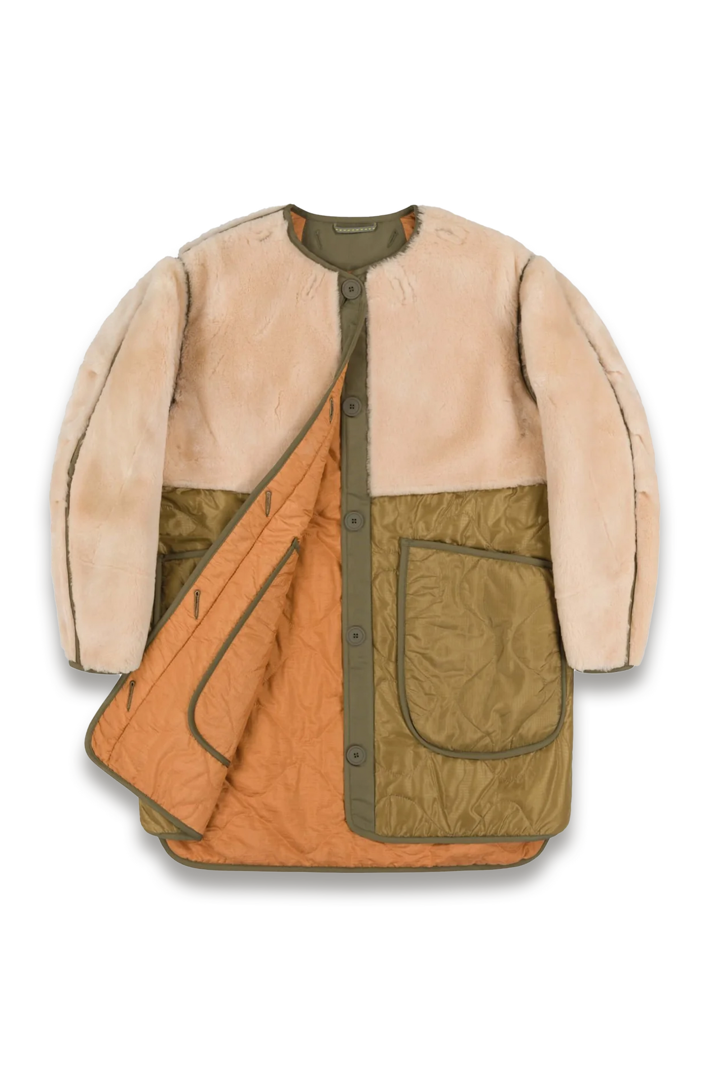 Signature Shearling Quilt Jacket