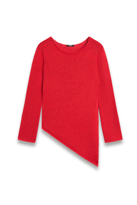 Asymmetric Knit Sweater