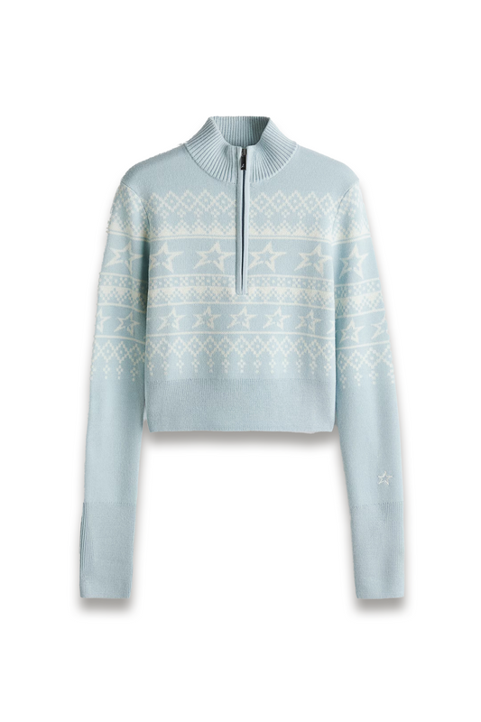 Jacquard-knit Merino Wool Jumper