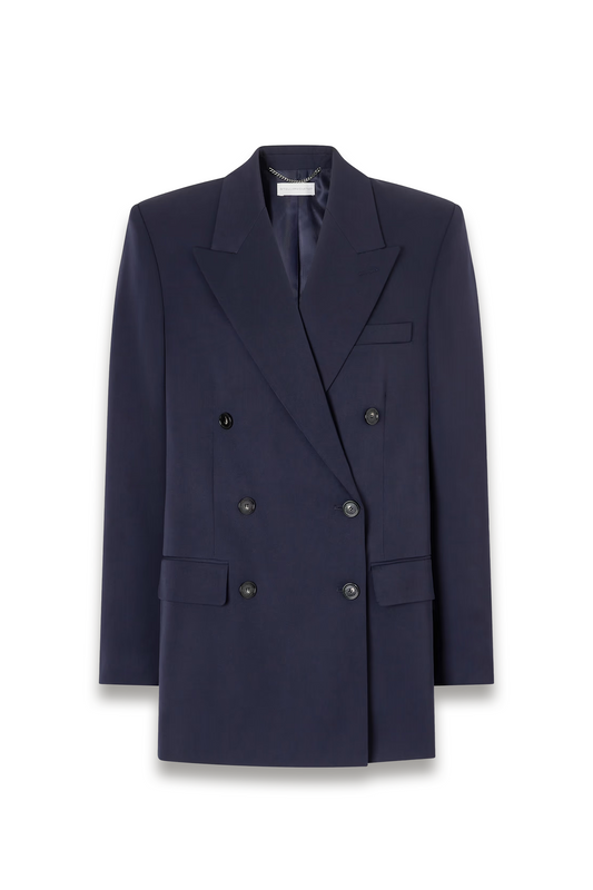 Double-breasted Wool-twill Blazer