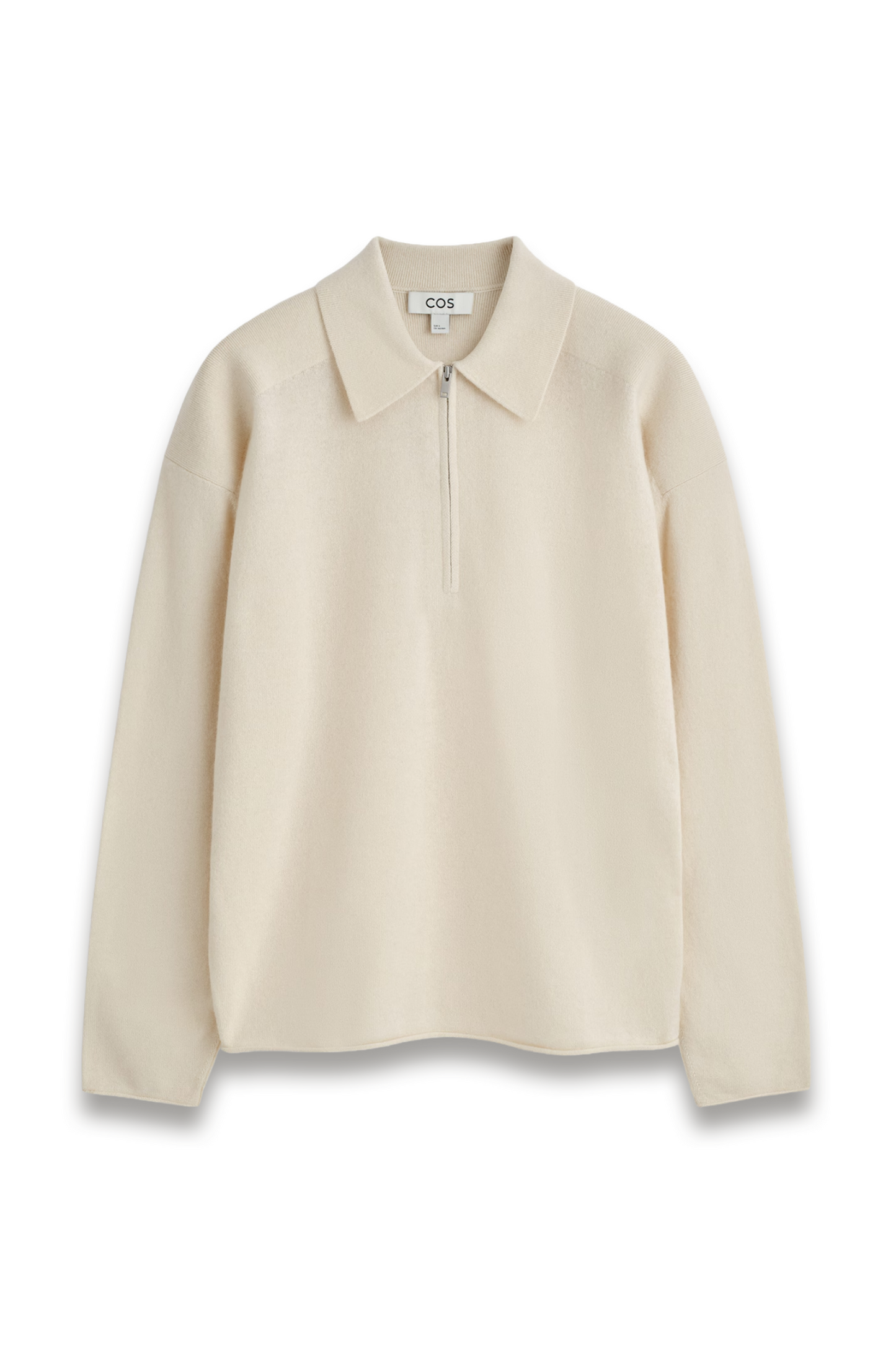Merino Wool-yak Zip-up Polo Shirt