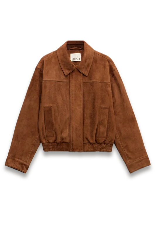 Suede Bomber Jacket