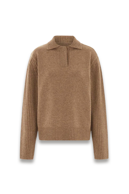 Jill Knitted Polo Jumper